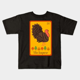 Autumn Tarot - The Emperor Kids T-Shirt